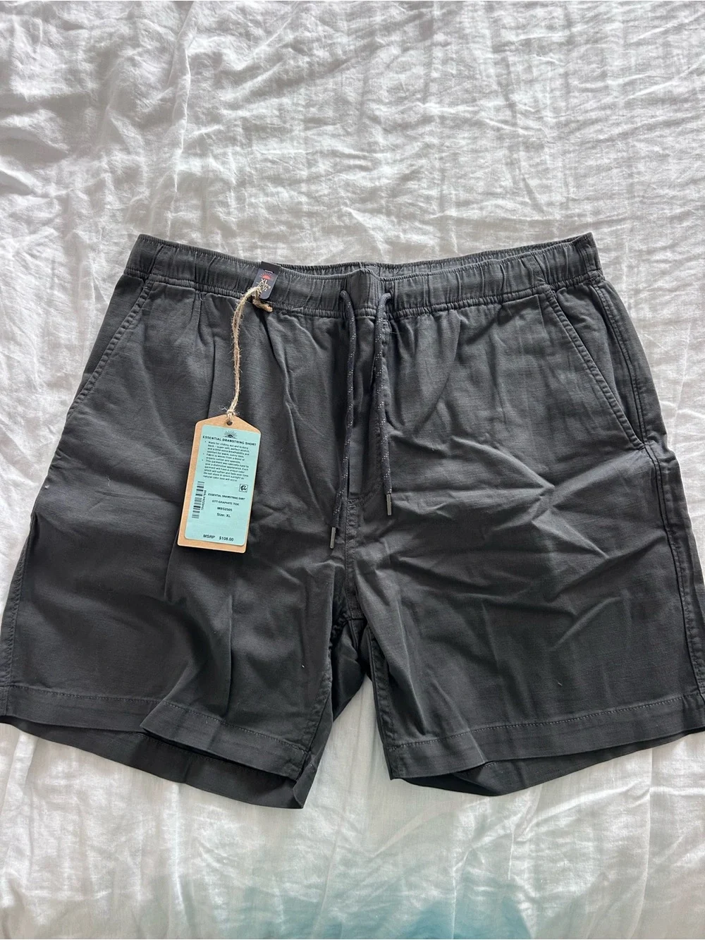 NWT Men’s Faherty Essential Drawstring Short